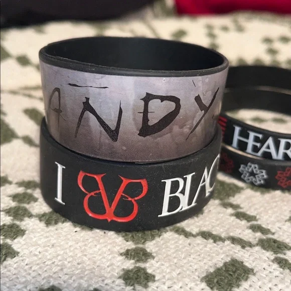 Hot Topic Black Veil Brides Bracelets - Picture 2 of 3